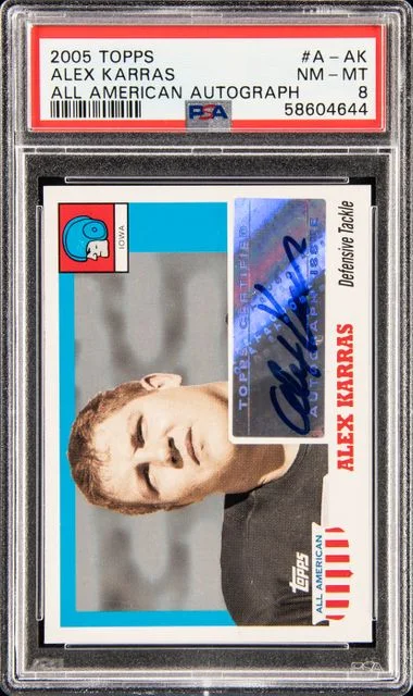 2005 Topps Alex Karras All-American Autograph #A-AK card image