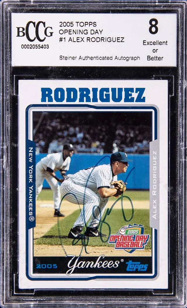 2005 Topps Alex Rodriguez Opening Day #1 card image