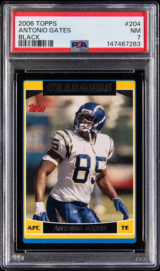 2005 Topps Antonio Gates Black #204 card image