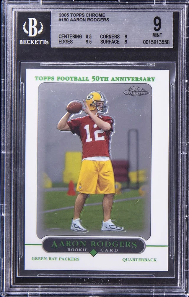 2005 Topps Chrome Aaron Rodgers #195 card image