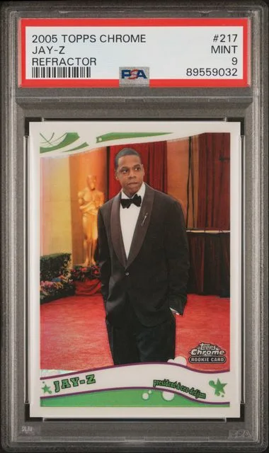 2005 Topps Chrome Jay-Z Refractor #217 card image