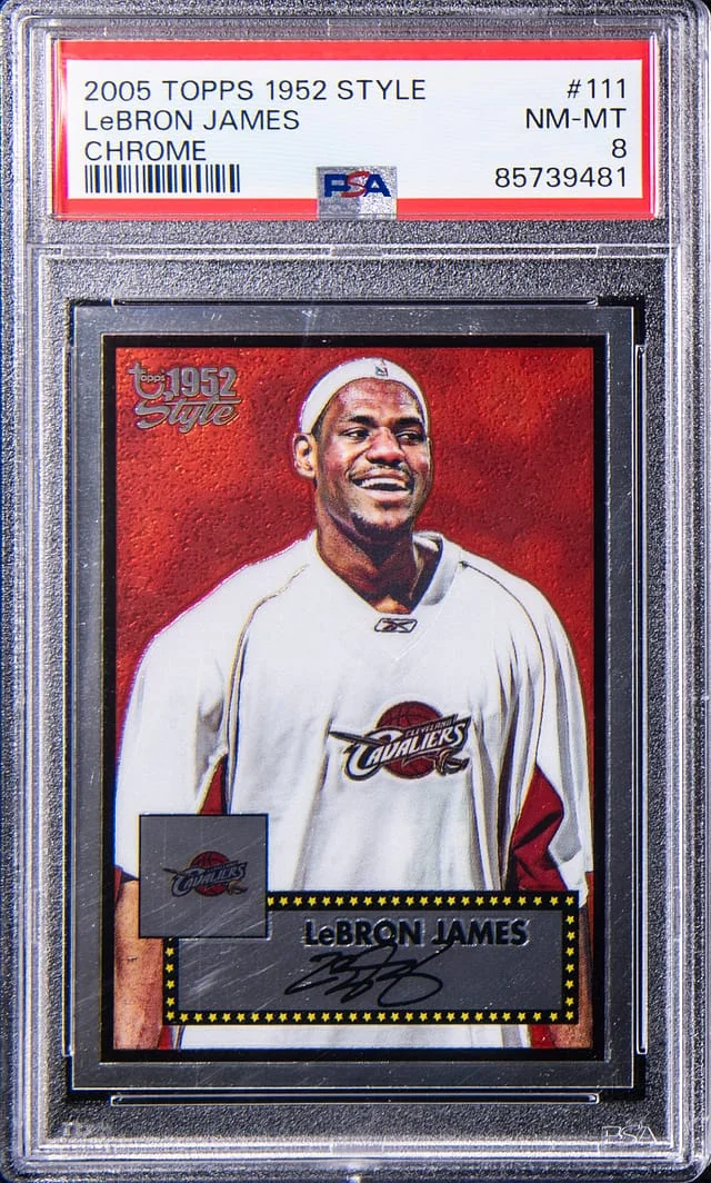 2005 Topps Chrome LeBron James 1952 Style #111 card image