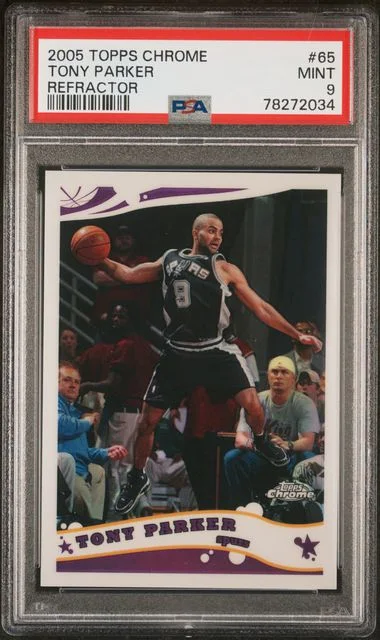 2005 Topps Chrome Tony Parker #65 card image