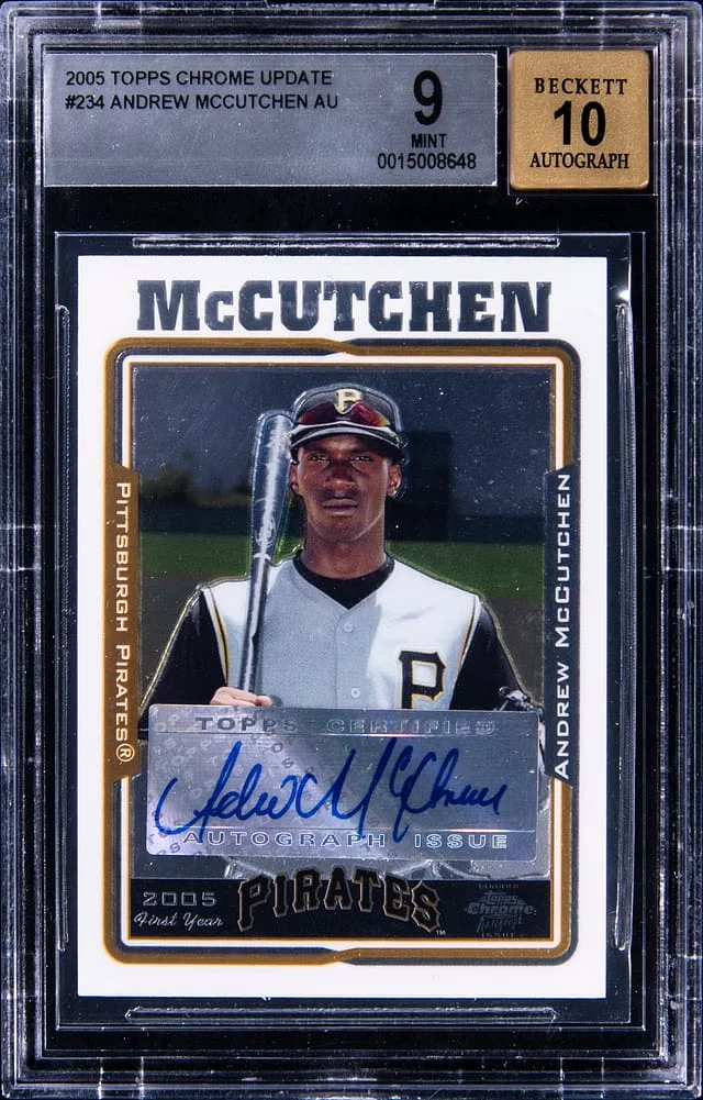 2005 Topps Chrome Update Andrew McCutchen #UH234 card image