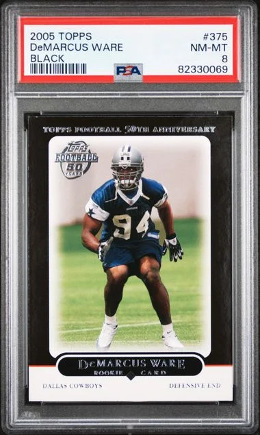 2005 Topps Demarcus Ware Black #375 card image