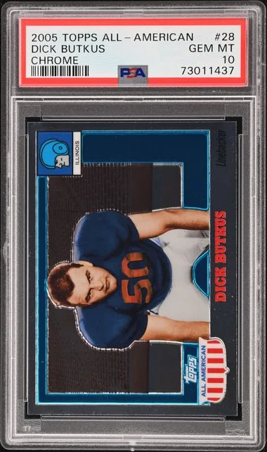 2005 Topps Dick Butkus All-American Chrome #28 card image