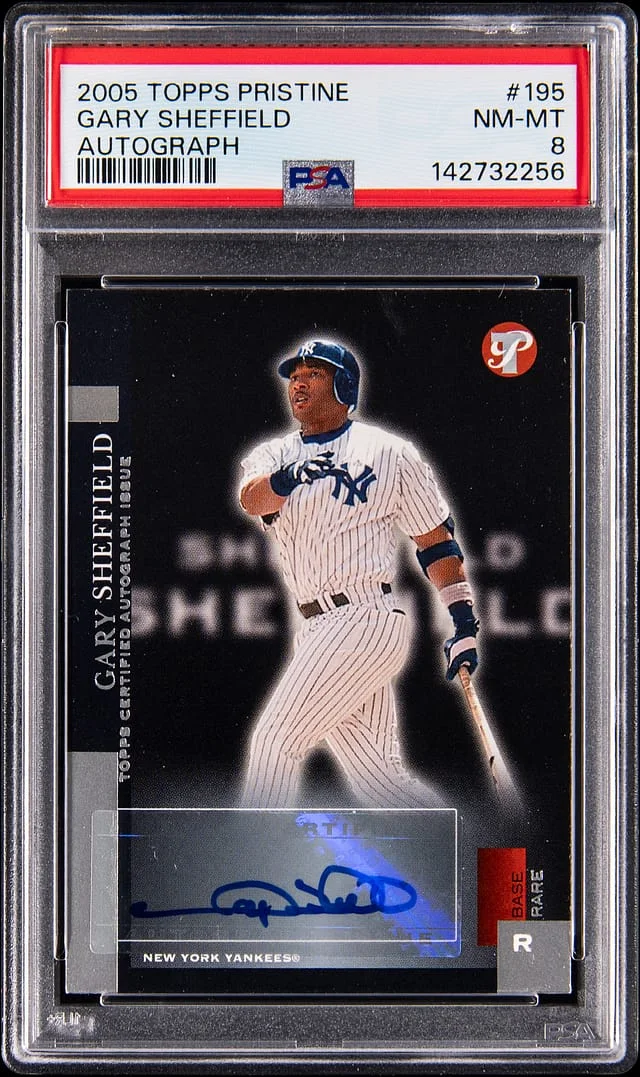 2005 Topps Gary Sheffield Pristine Autograph #195 card image