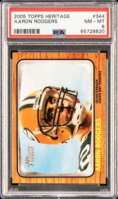 2005 Topps Heritage Aaron Rodgers #344 card image