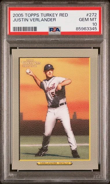 2005 Topps Justin Verlander Turkey Red #272 card image