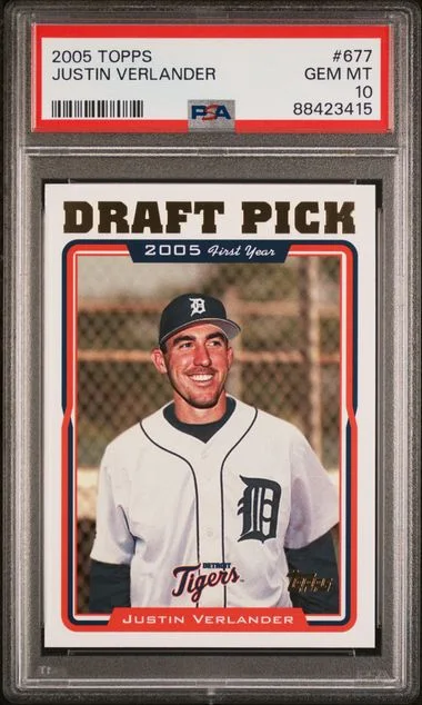 2005 Topps Justin Verlander #677 card image