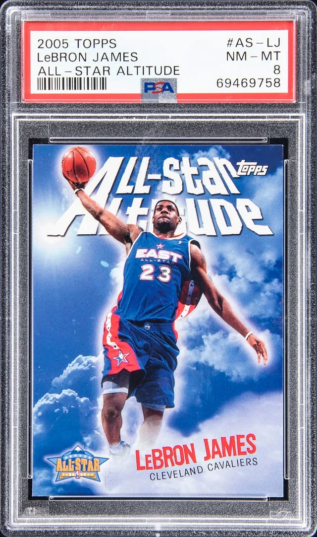 2005 Topps LeBron James All - Star Altitude #AS-LJ card image