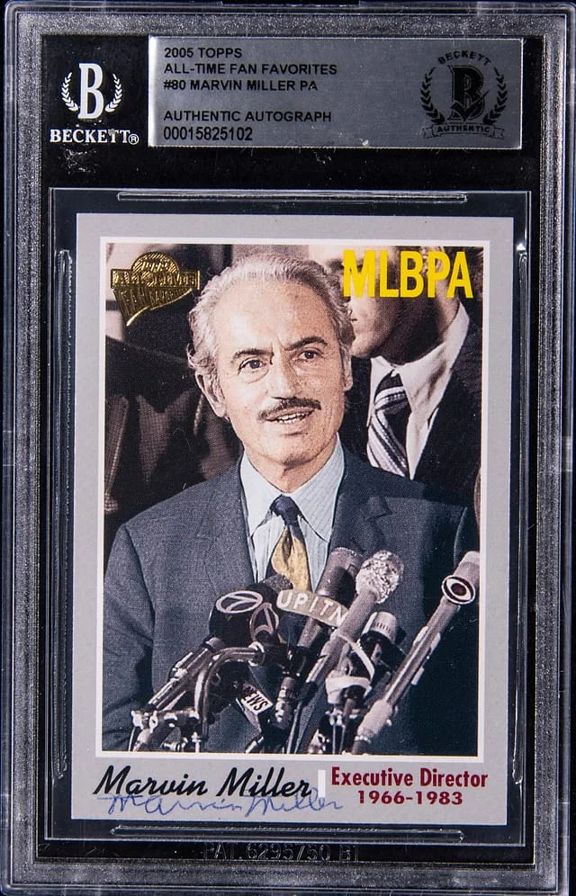 2005 Topps Marvin Miller All-Time Fan Favorites #80 card image