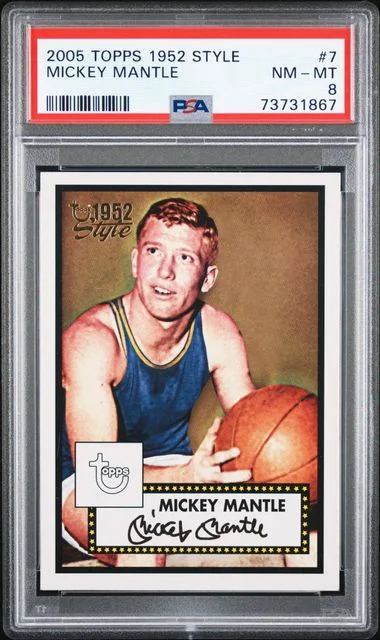 2005 Topps Mickey Mantle 1952 Style #7 card image
