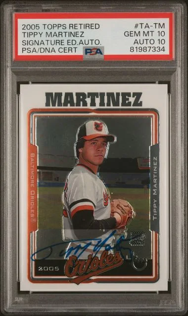 2005 Topps Tippy Martinez Retired Signature Signature Edition Autograph #TA-TM card image