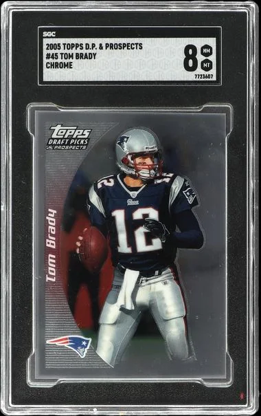 2005 Topps Tom Brady Draft Picks & Prospects Chrome #45 card image