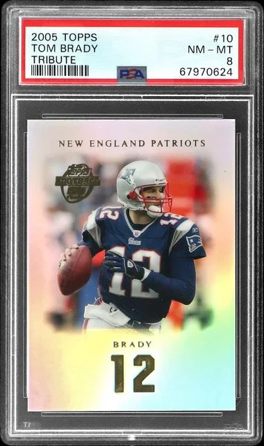 2005 Topps Tribute Tom Brady #10 card image