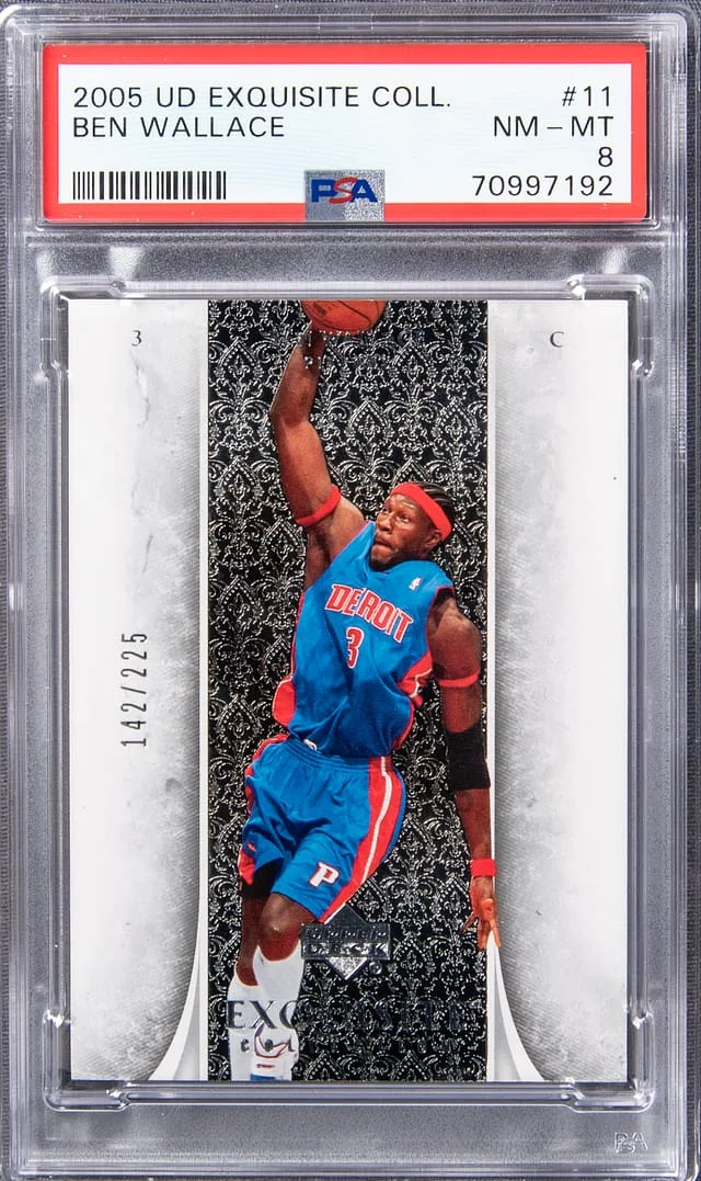 2005 UD Exquisite Collection Ben Wallace #11 card image