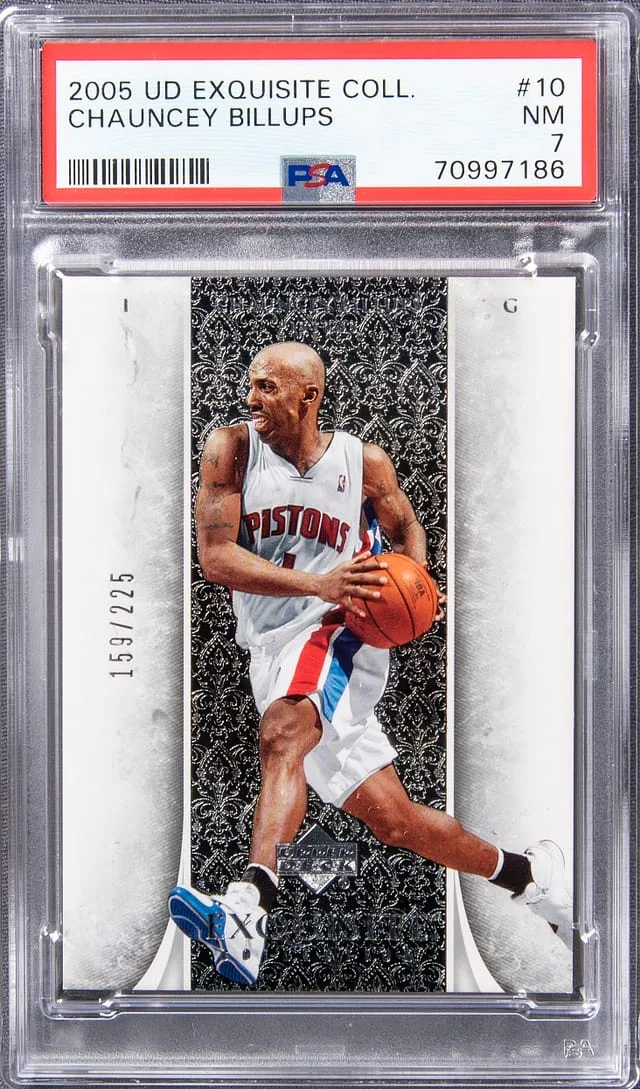 2005 UD Exquisite Collection Chauncey Billups #10 card image
