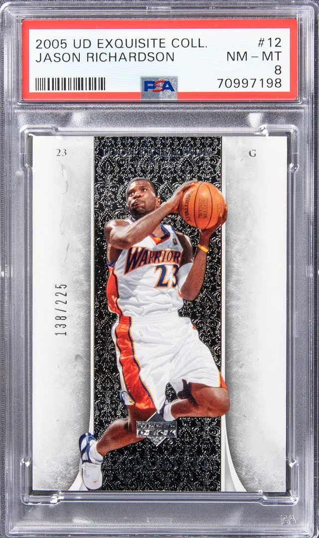 2005 UD Exquisite Collection Jason Richardson #12 card image