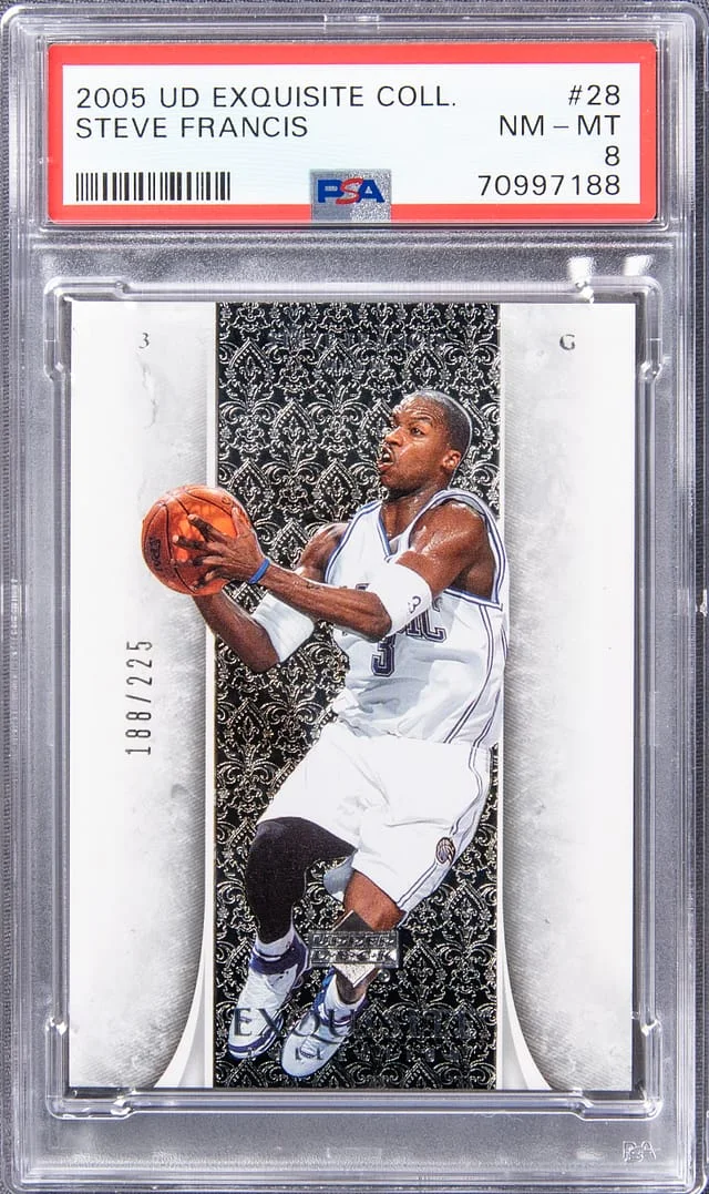 2005 UD Exquisite Collection Steve Francis #28 card image