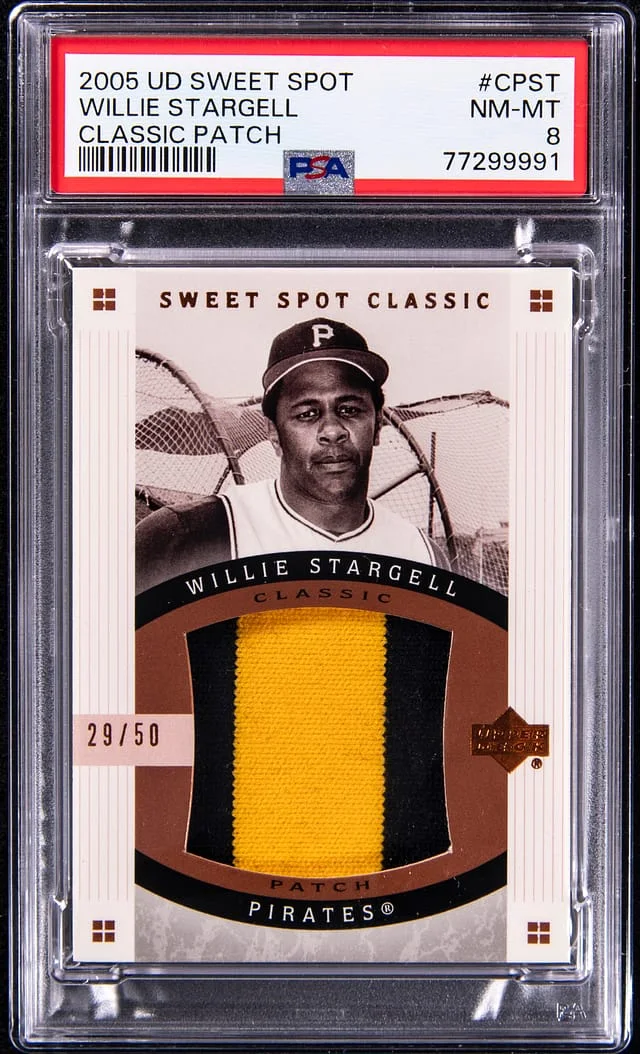 2005 U.D Sweet Spot Classic Patch Willie Stargell #CPST card image