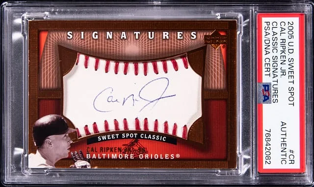 2005 U.D Sweet Spot Classic Signatures Cal Ripken Jr #CR card image