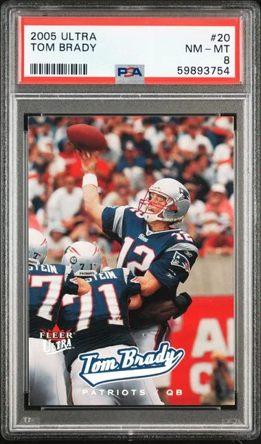 2005 Ultra Tom Brady #20 card image