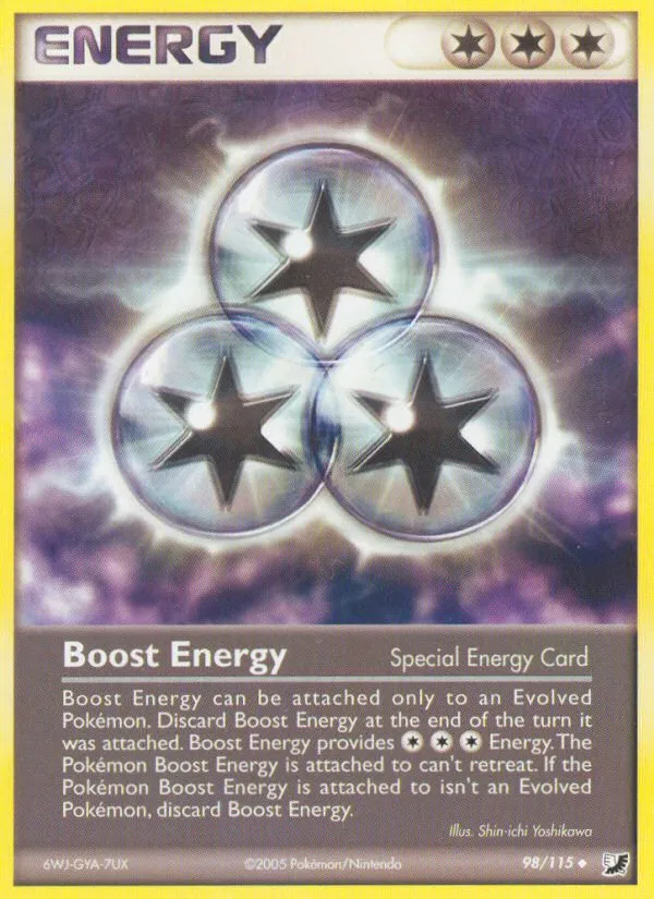 2005 Unseen Forces Boost Energy Uncommon #098/115 Uncommon card image