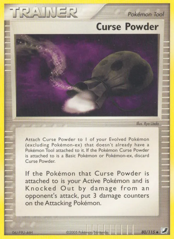 2005 Unseen Forces Curse Powder Uncommon #080/115 Uncommon card image