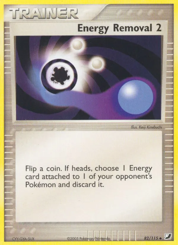 2005 Unseen Forces Energy Removal 2 Uncommon #082/115 Uncommon card image