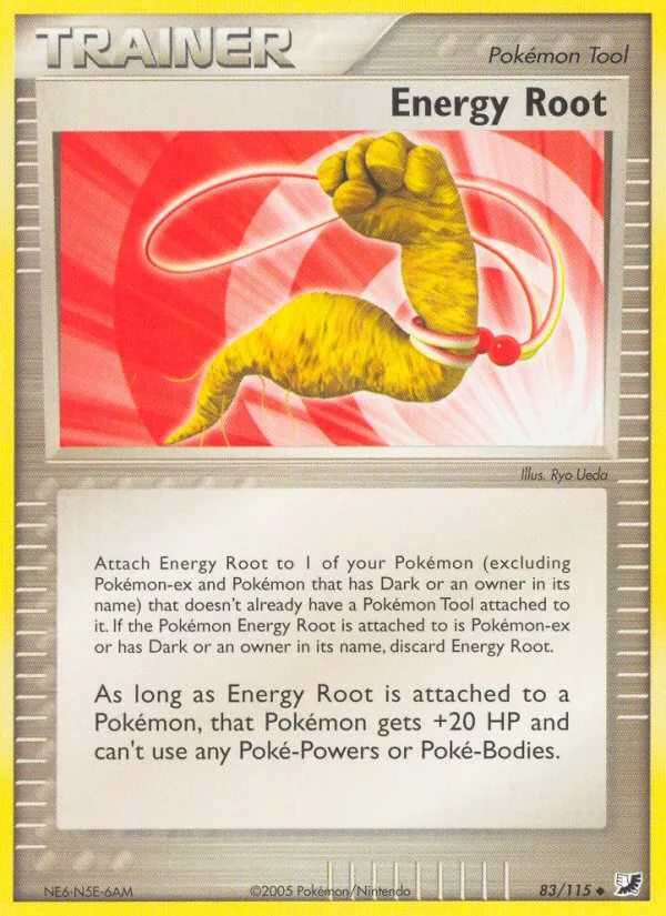 2005 Unseen Forces Energy Root Uncommon #083/115 Uncommon card image