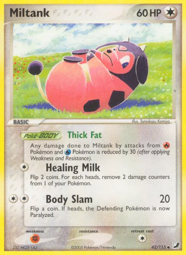 2005 Unseen Forces Miltank Uncommon #042/115 Uncommon card image