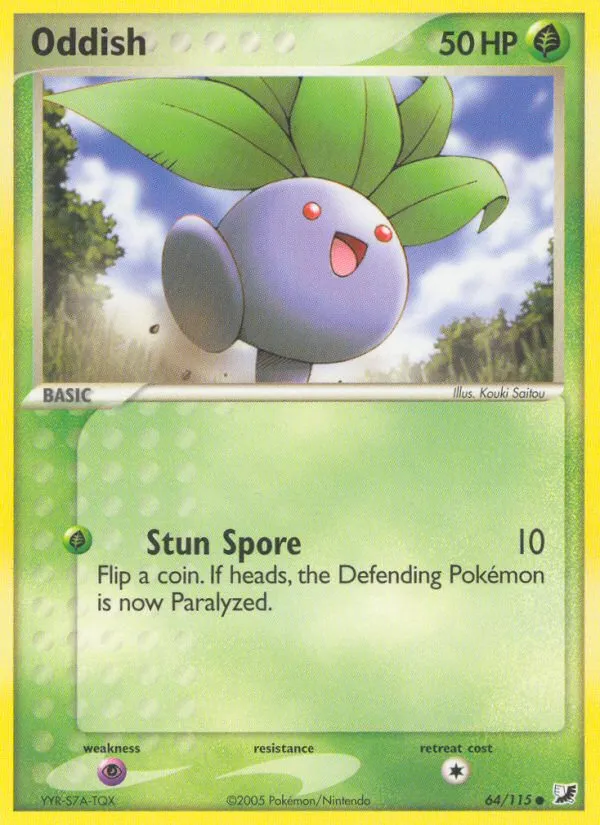 2005 Unseen Forces Oddish Common #064/115 Common card image