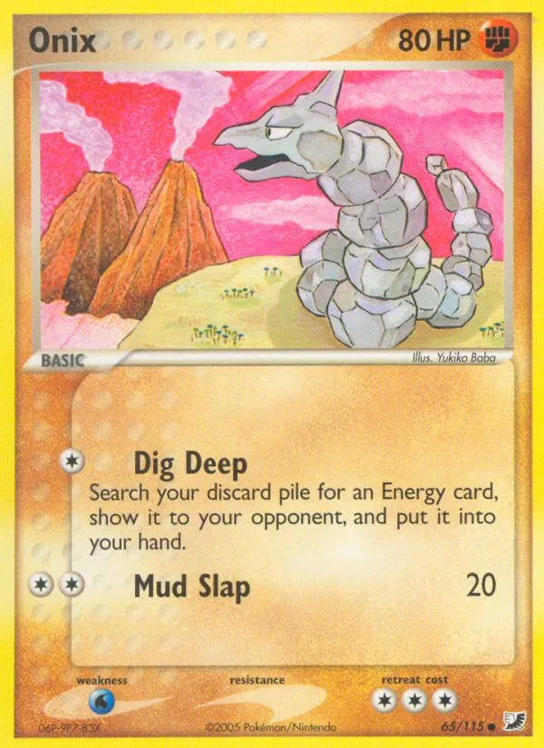 2005 Unseen Forces Onix Common #065/115 Common card image