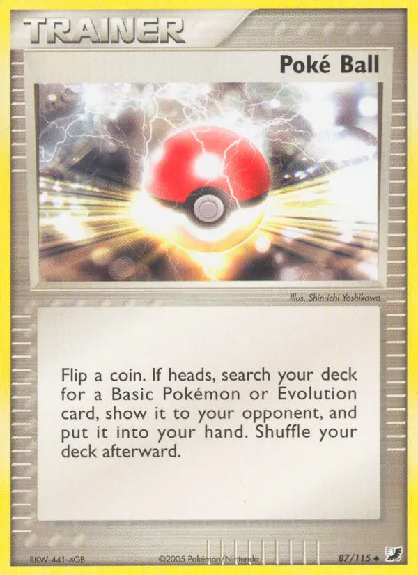 2005 Unseen Forces Poké Ball Uncommon #087/115 Uncommon card image