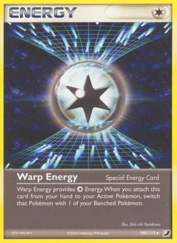 2005 Unseen Forces Warp Energy Uncommon #100/115 Uncommon card image