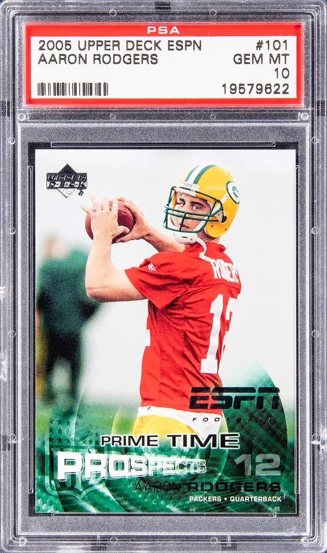 2005 Upper Deck Aaron Rodgers ESPN #101 card image