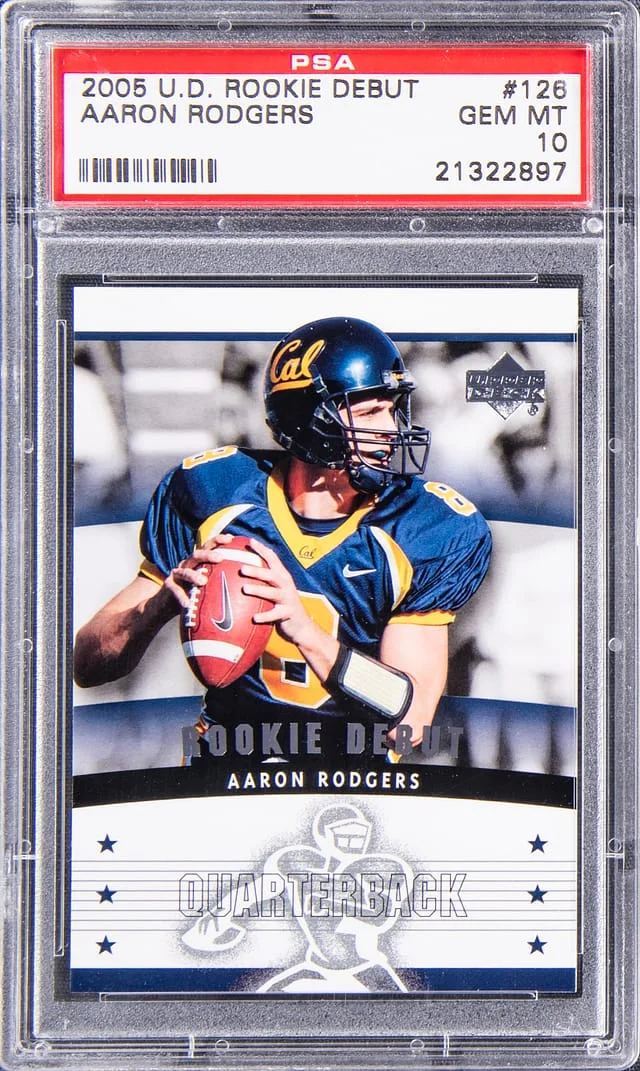 2005 Upper Deck Aaron Rodgers Debut #126 card image