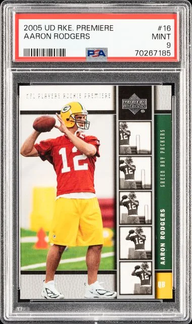 2005 Upper Deck Aaron Rodgers Premiere #16 card image