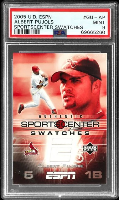 2005 Upper Deck Albert Pujols Game-Used ESPN SportsCenter Swatches #GU-AP card image