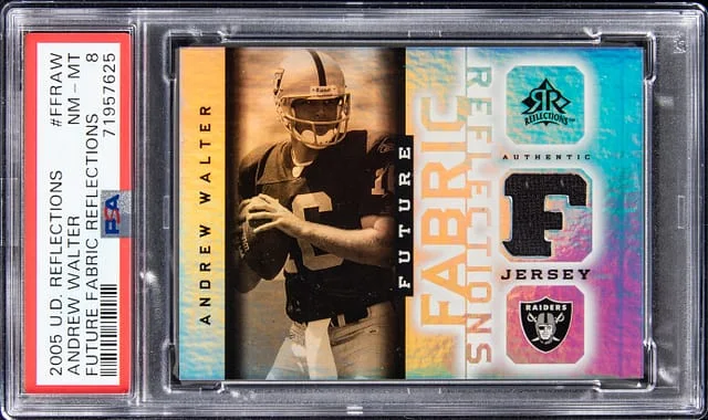 2005 Upper Deck Andrew Walter Reflections Future Fabric Reflections #FFRAW card image