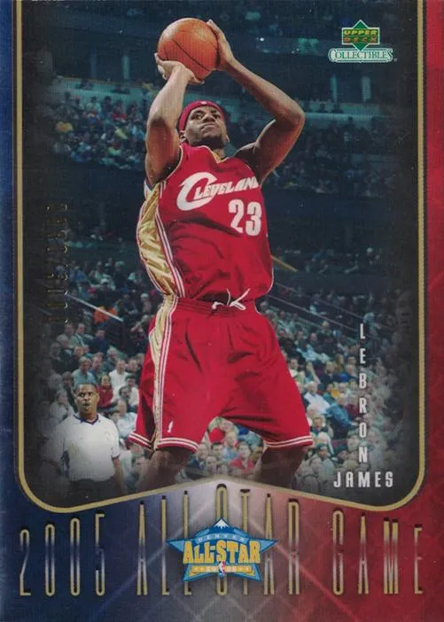 2005 Upper Deck Collectibles LeBron James All-Star Game Denver Lebron James #LJAS card image