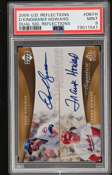 2005 Upper Deck Dave Kingman/Frank Howard Reflections Dual Signatures Reflections #DKFH card image