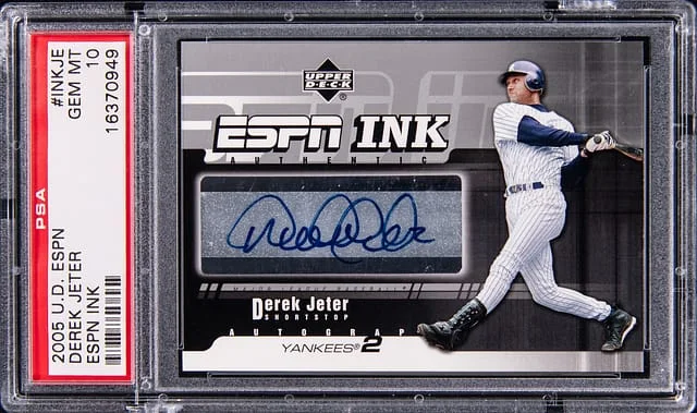 2005 Upper Deck Derek Jeter ESPN ESPN Ink #INK-JE card image