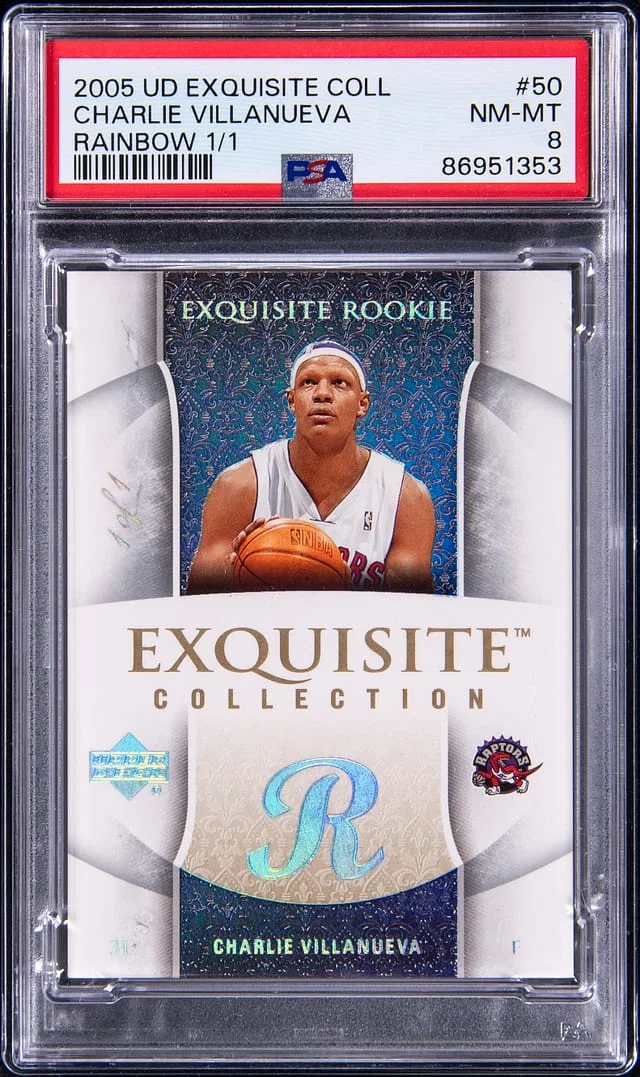 2005 Upper Deck Exquisite Collection Charlie Villanueva Rainbow #50 card image