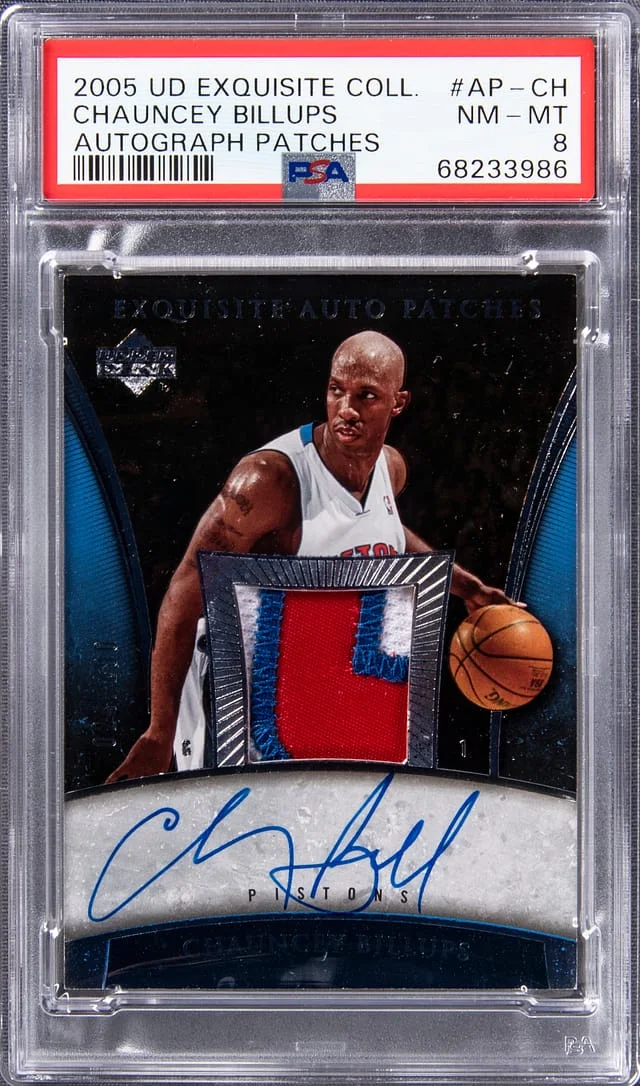 2005 Upper Deck Exquisite Collection Chauncey Billups #AP-CH card image