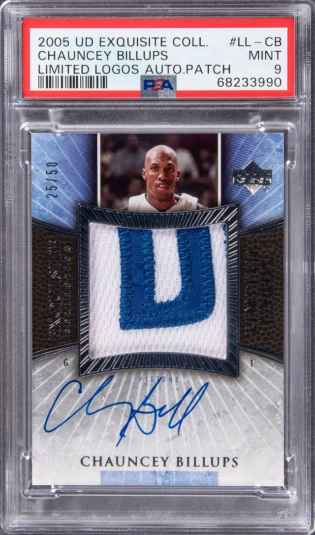 2005 Upper Deck Exquisite Collection Chauncey Billups Limited Logos #LL-CB card image