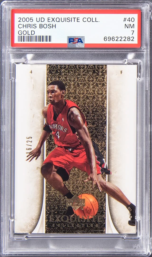 2005 Upper Deck Exquisite Collection Chris Bosh #40 card image