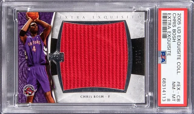 2005 Upper Deck Exquisite Collection Chris Bosh Extra Exquisite #EX-CB card image