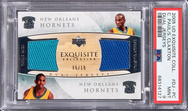 2005 Upper Deck Exquisite Collection Chris Paul, Speedy Claxton Dual #DJ-PC card image